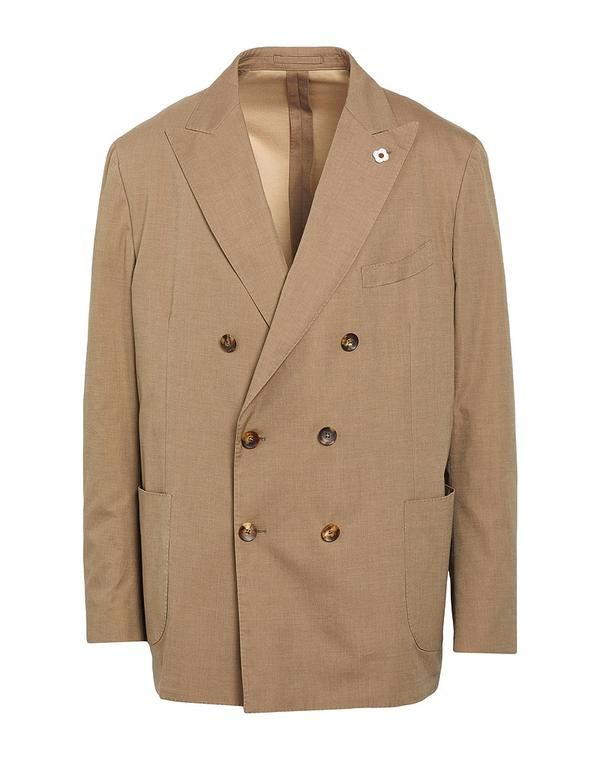 ラルディーニ メンズ アウター ジャケット・ブルゾン LARDINI Khaki カーキ