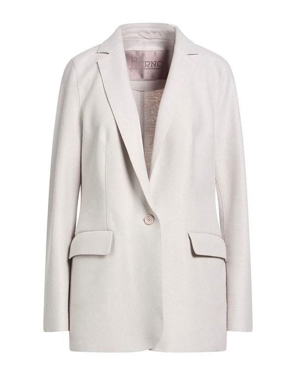 ヘルノ レディース アウター ジャケット・ブルゾン テーラードジャケット HERNO Light Gray グレー