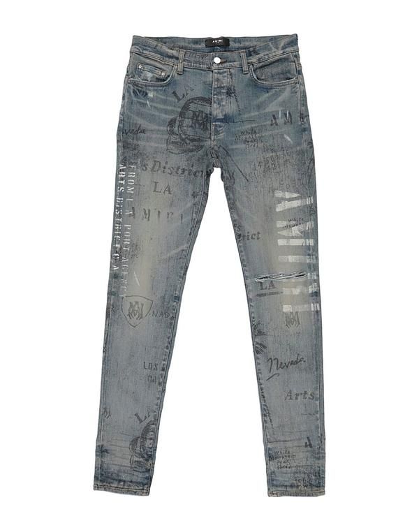 アミリ メンズ ボトムス デニムパンツ スキニー AMIRI Blue ブルー