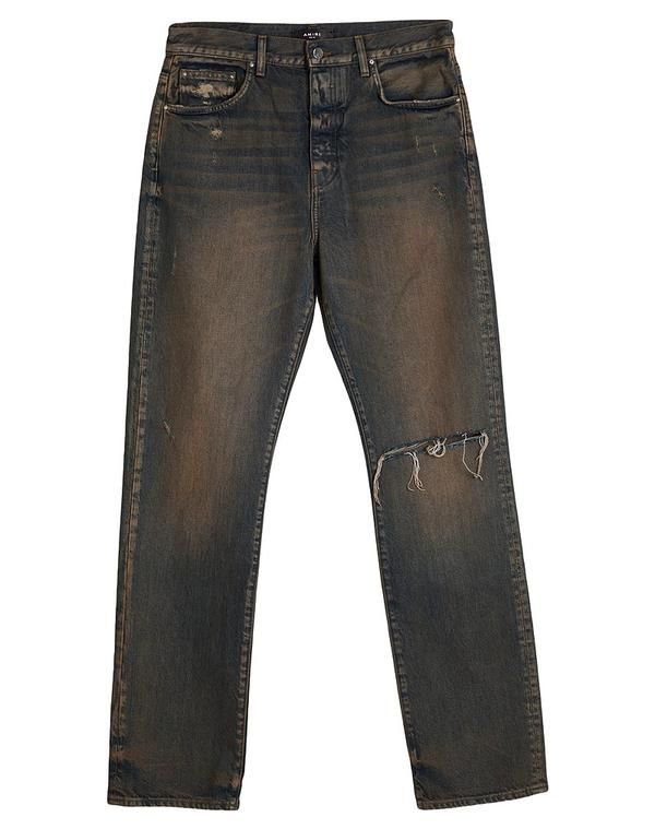 アミリ メンズ ボトムス デニムパンツ ストレートレッグ AMIRI Blue ブルー