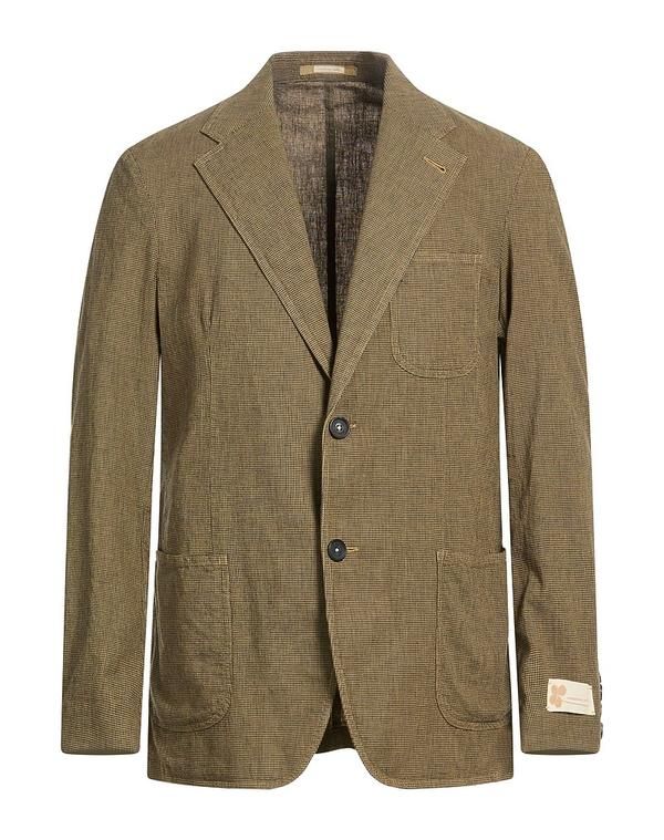 マッシモアルバ メンズ アウター ジャケット・ブルゾン MASSIMO ALBA Khaki カーキ