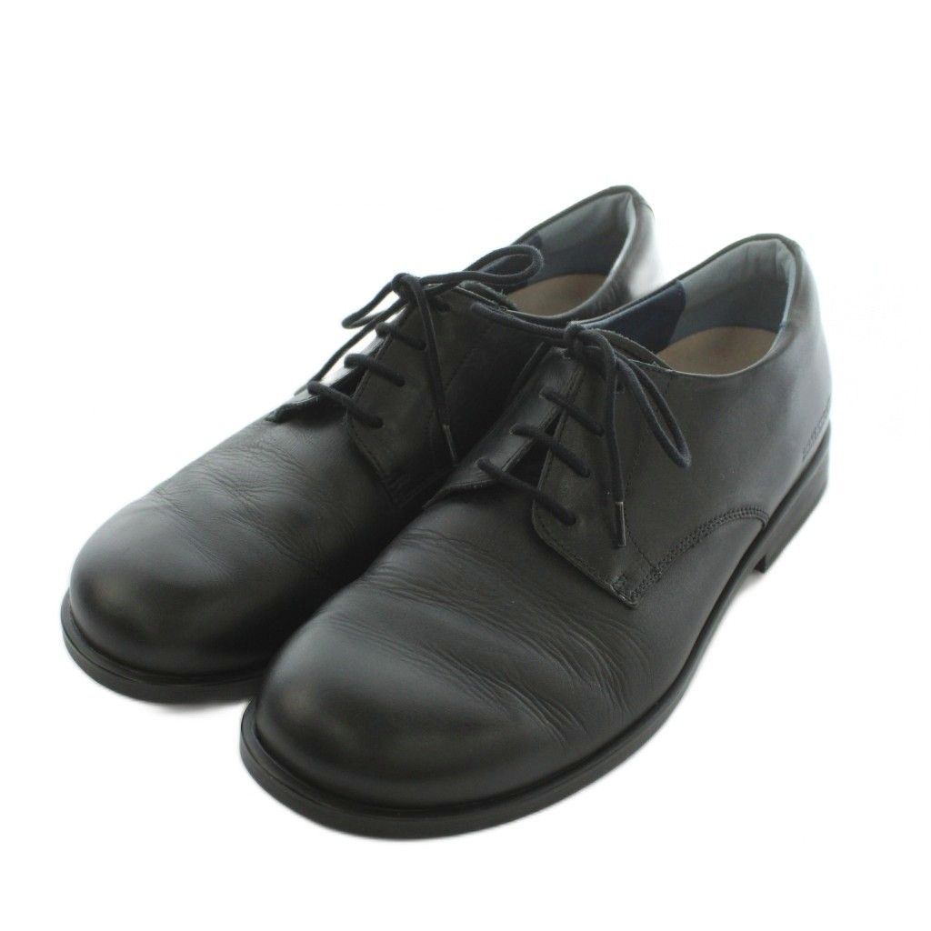 ビルケンシュトック BIRKENSTOCK ドレスシューズ プレーントゥ レザー 43 28.0cm 黒 ブラック 081802 /MI