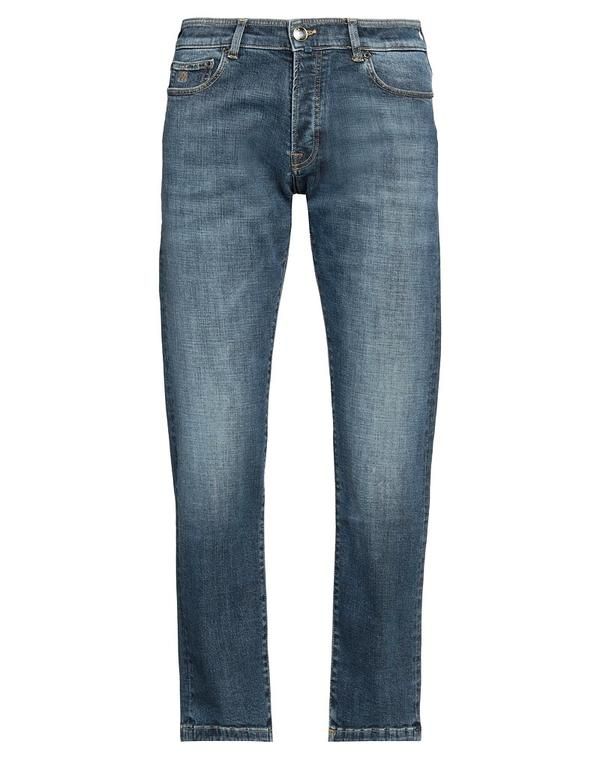ムーレー メンズ ボトムス デニムパンツ ジーンズ MOORER Blue ブルー