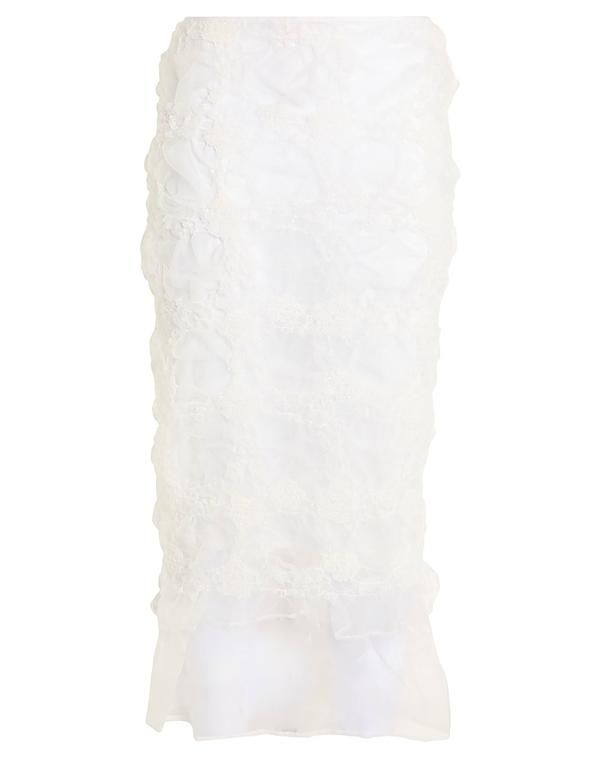 セシリエバンセン レディース ボトムスカート CECILIE BAHNSEN White ホワイト