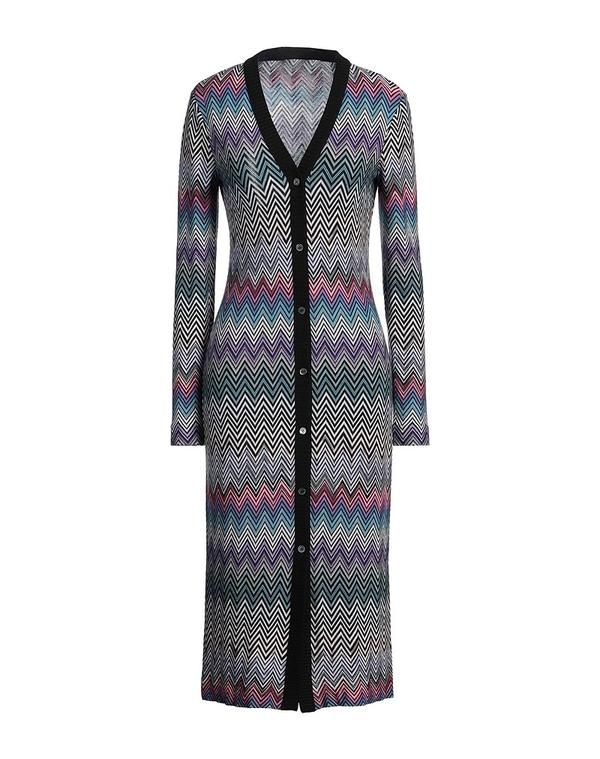 ミッソーニ レディース アウター カーディガン MISSONI Purple パープル
