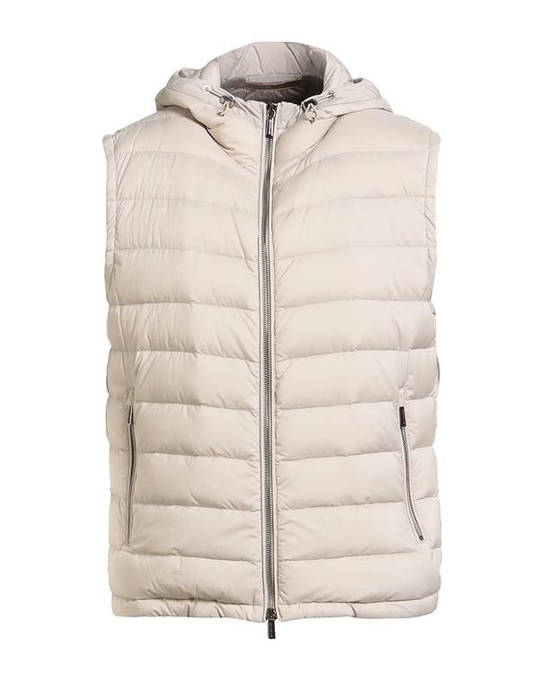 ムーレー メンズ トップス ベスト MOORER Off White オフホワイト