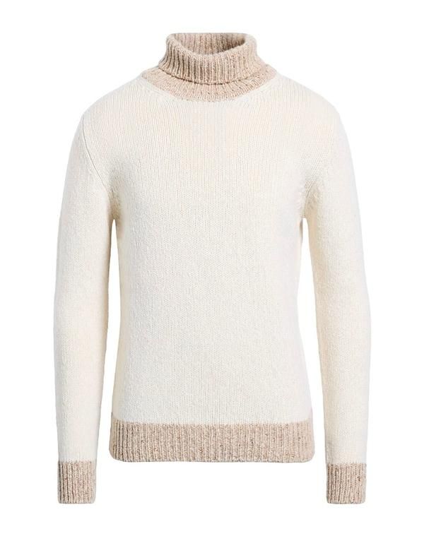 イレブンティ メンズ アウター ニット・セータートルネック ELEVENTY Off White オフホワイト