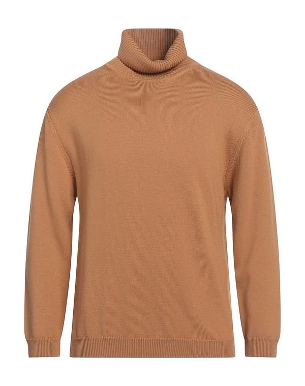 ダニエル フィエゾリ メンズ アウター ニット・セータートルネック DANIELE FIESOLI Camel キャメル