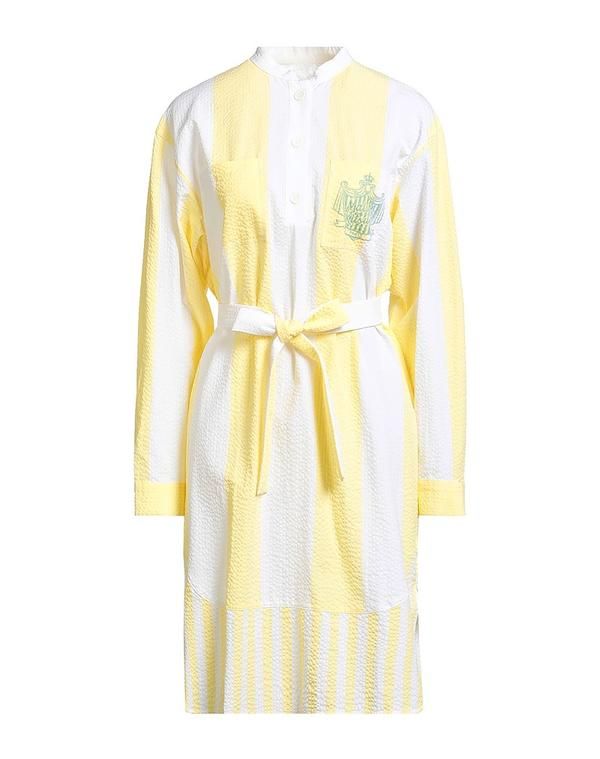 メゾンキツネ レディース トップス ワンピース サマードレス MAISON KITSUN Yellow イエロー