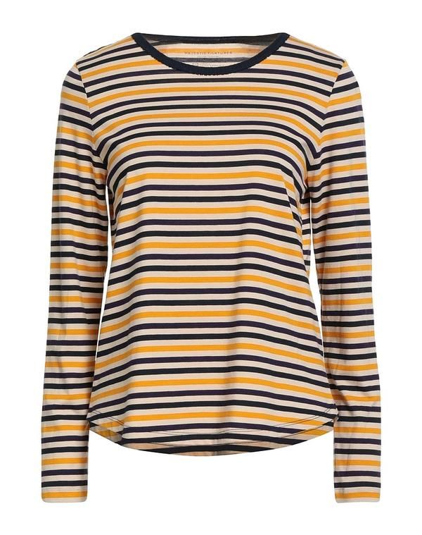 マジェスティック レディース トップス Tシャツ MAJESTIC FILATURES Mustard マスタード
