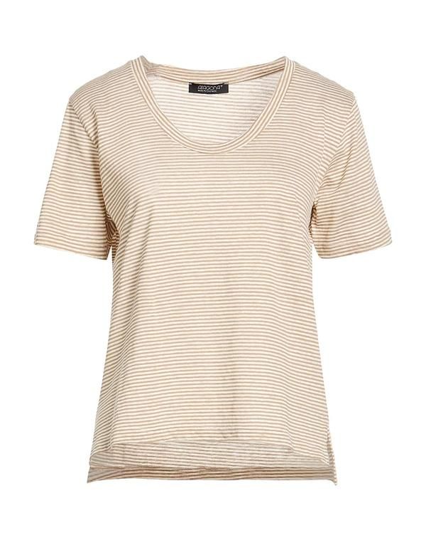 アラゴナ レディース トップス Tシャツ ARAGONA Khaki カーキ