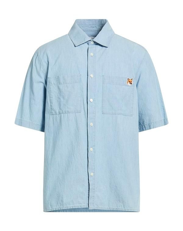 メゾンキツネ メンズ トップス シャツ MAISON KITSUN Sky Blue ブルー