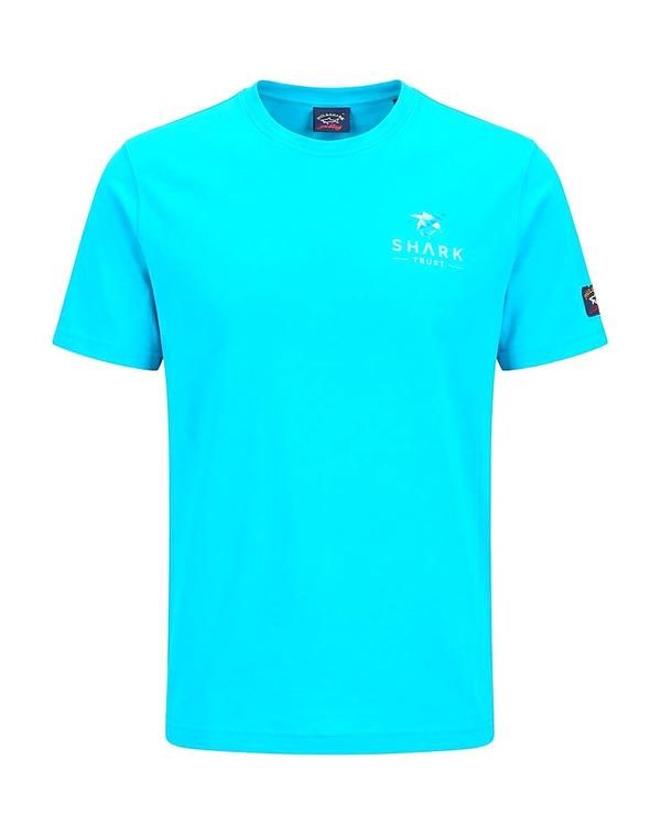 ポールアンドシャーク メンズ トップス Tシャツ PAUL SHARK Azure Blue ブルー