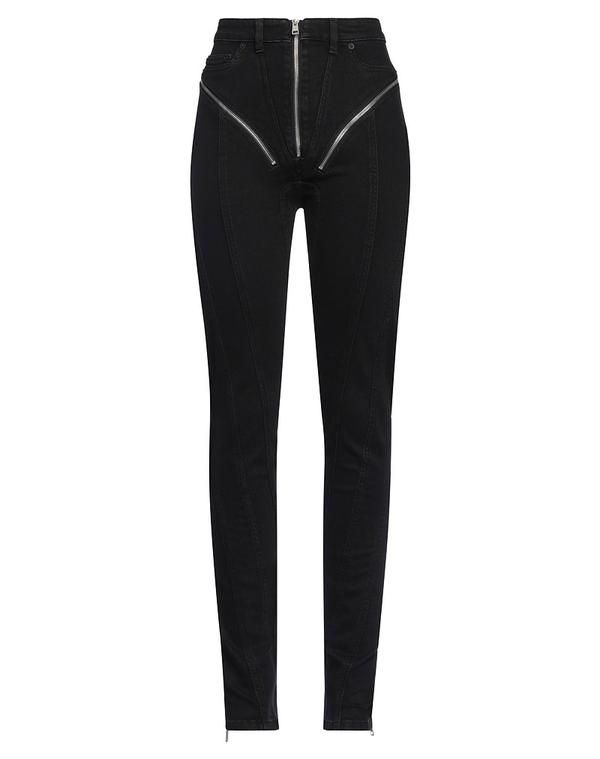 マグラー レディース ボトムス デニムパンツ スキニー MUGLER Black ブラック