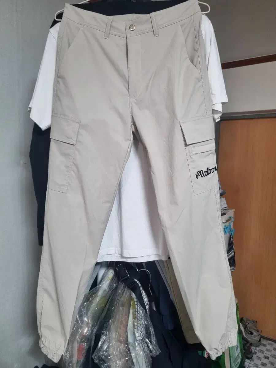 (タグのみ外した新品) マルボンゴルフ カーゴ ジョガーパンツ ベージュ M 72 28サイズ