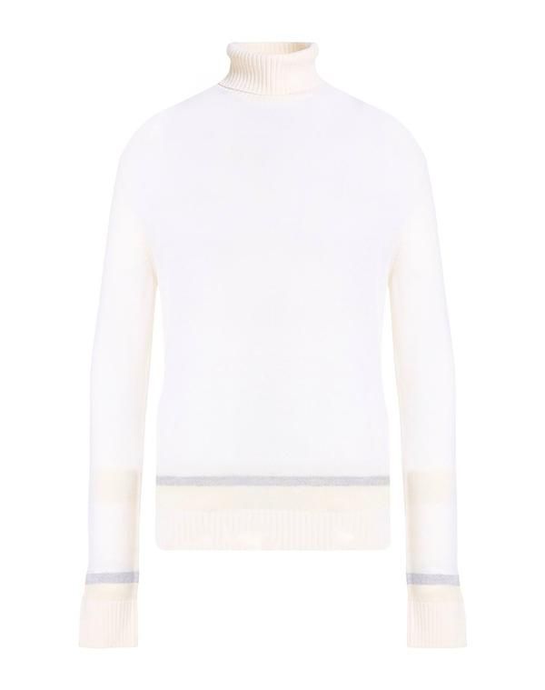 イレブンティ メンズ アウター ニット・セータートルネック ELEVENTY Ivory アイボリー