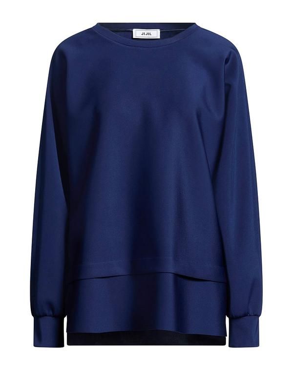 ジジル レディース アウター パーカー・スウェット JIJIL Navy ネイビー