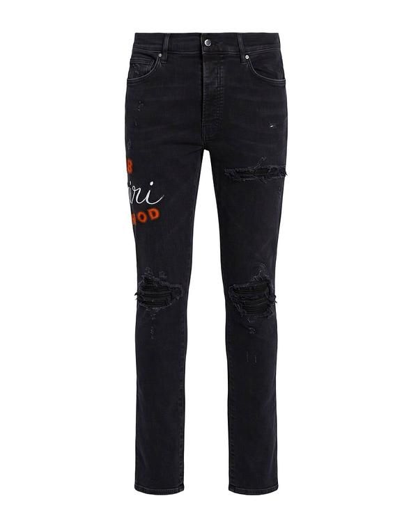 アミリ メンズ ボトムス デニムパンツ スキニー AMIRI Black ブラック