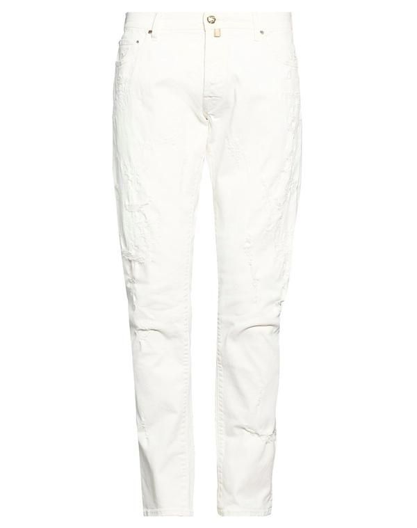 ヤコブ コーエン メンズ ボトムス デニムパンツ ジーンズ JACOB COH Ё N Off White オフホワイト