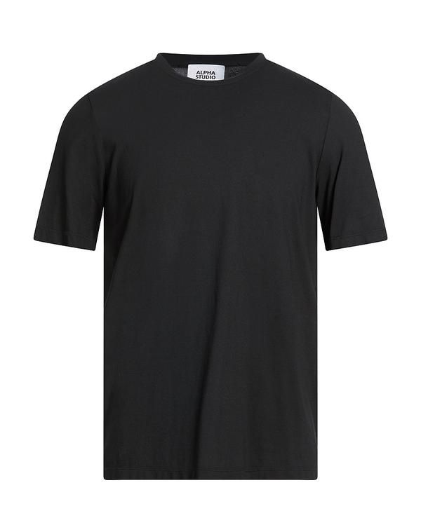 アルファス テューディオ メンズ トップス Tシャツ ALPHA STUDIO Black ブラック