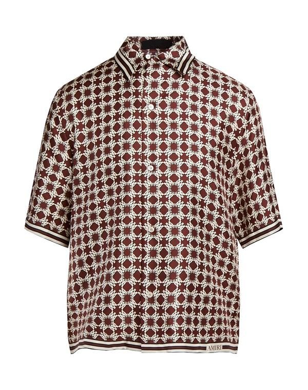 アミリ メンズ トップス シャツ AMIRI Chocolate Brown ブラウン