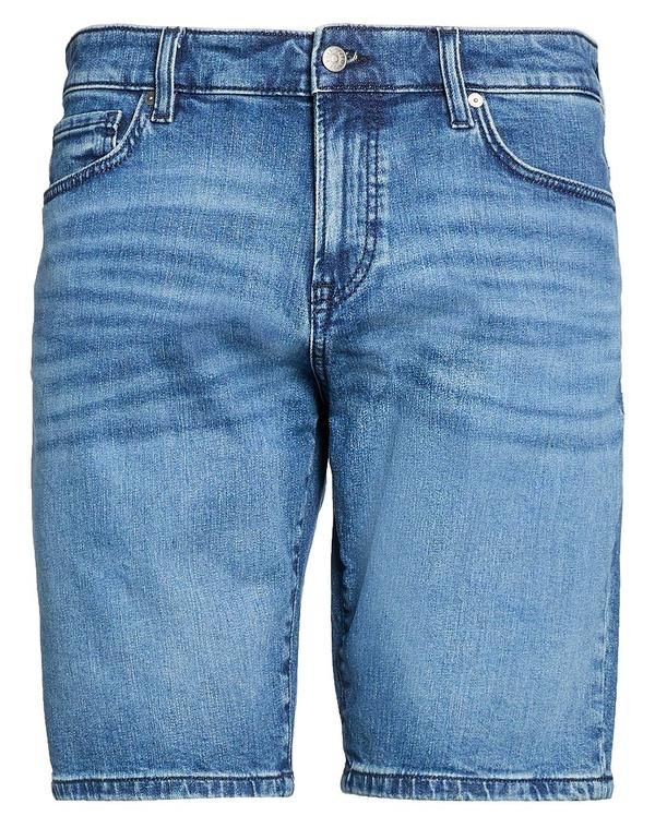 ボス メンズ ボトムス ハーフパンツ・ショーツ デニムショートパンツ BOSS Blue ブルー