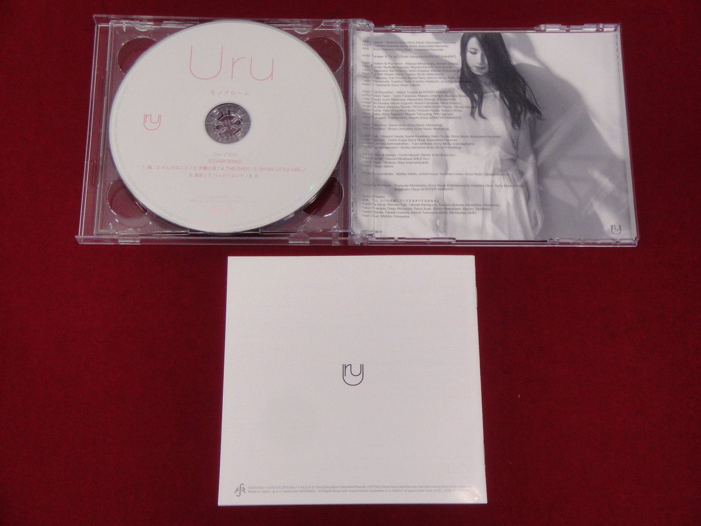 カメ】【邦楽CD】Uru モノクローム (B/カバー盤)＜初回生産限定盤＞CD2