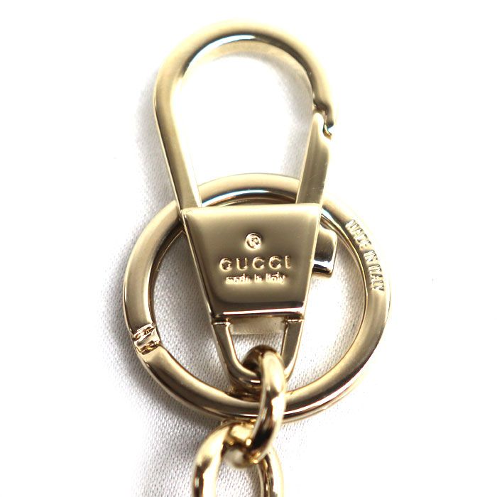 GUCCI グッチ GGスプリームキャンバス ドッグ シェイプ チャーム