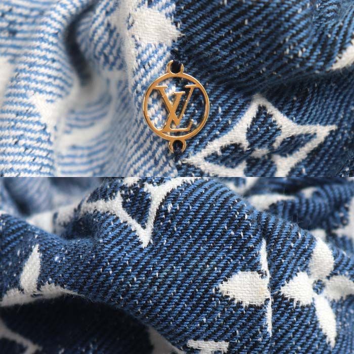 LOUIS VUITTON ルイ・ヴィトン コットン モノグラムデニム シュシュ