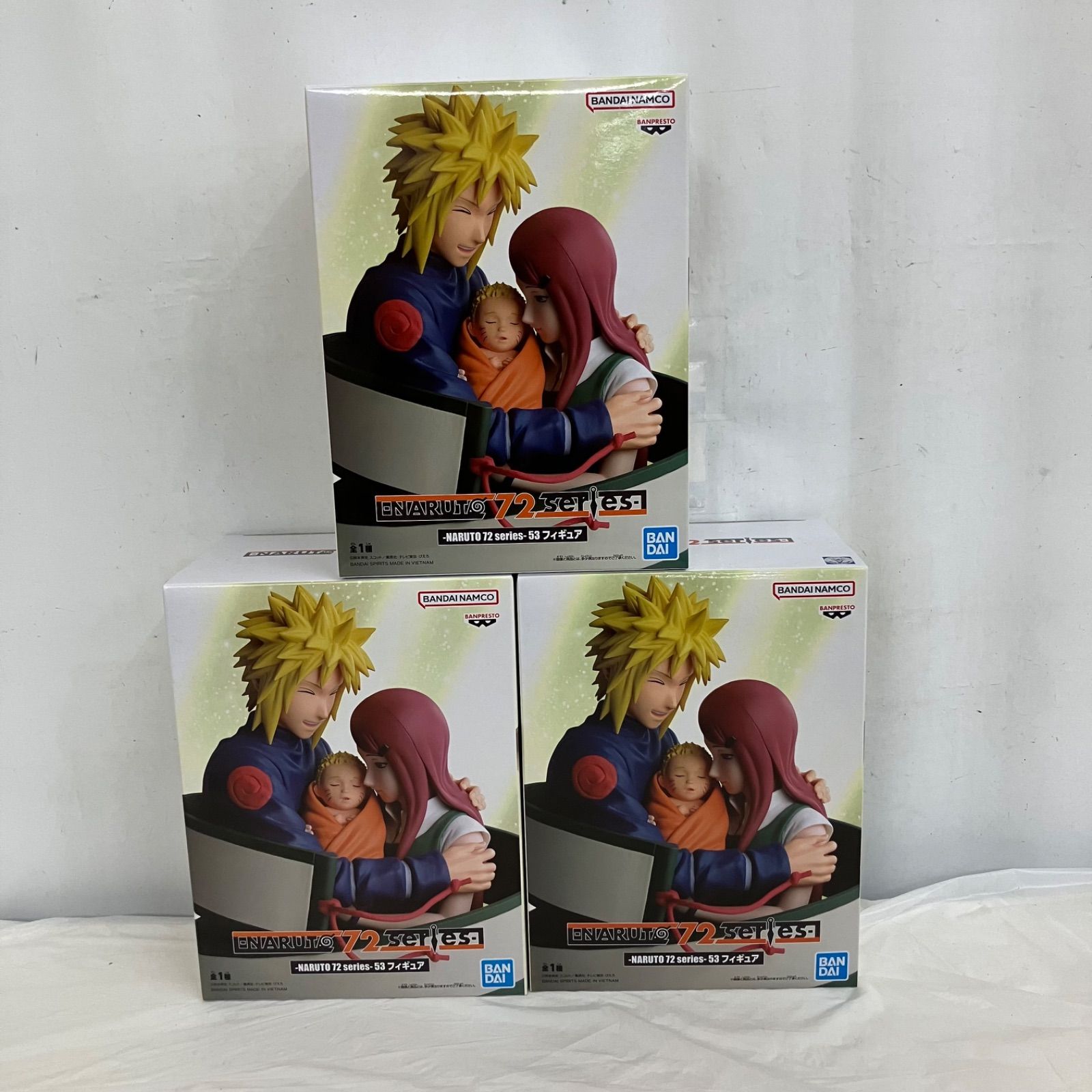 未開封 NARUTO72 series53 ミナト クシナ ナルト フィギュア 3個セット
