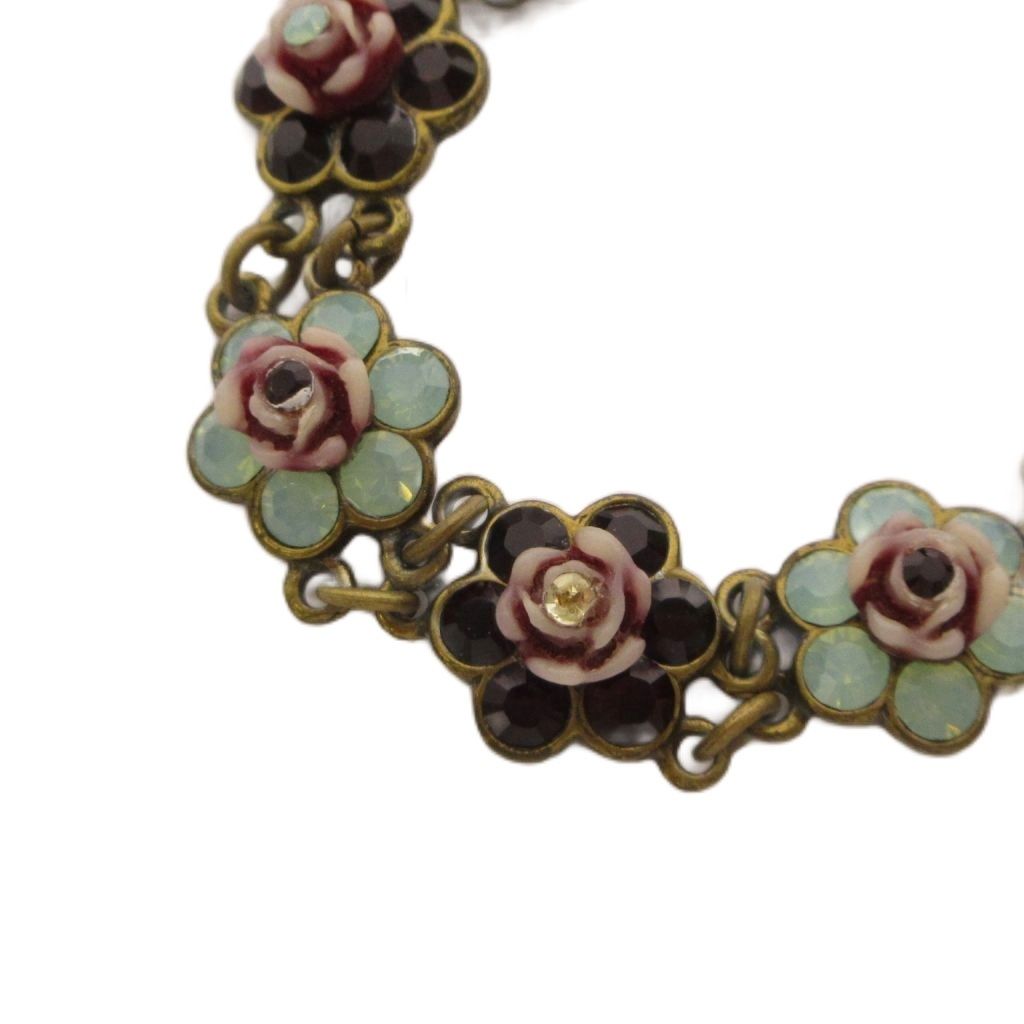 ミハエルネグリン Michal Negrin アンティーク調ブレスレット フラワー