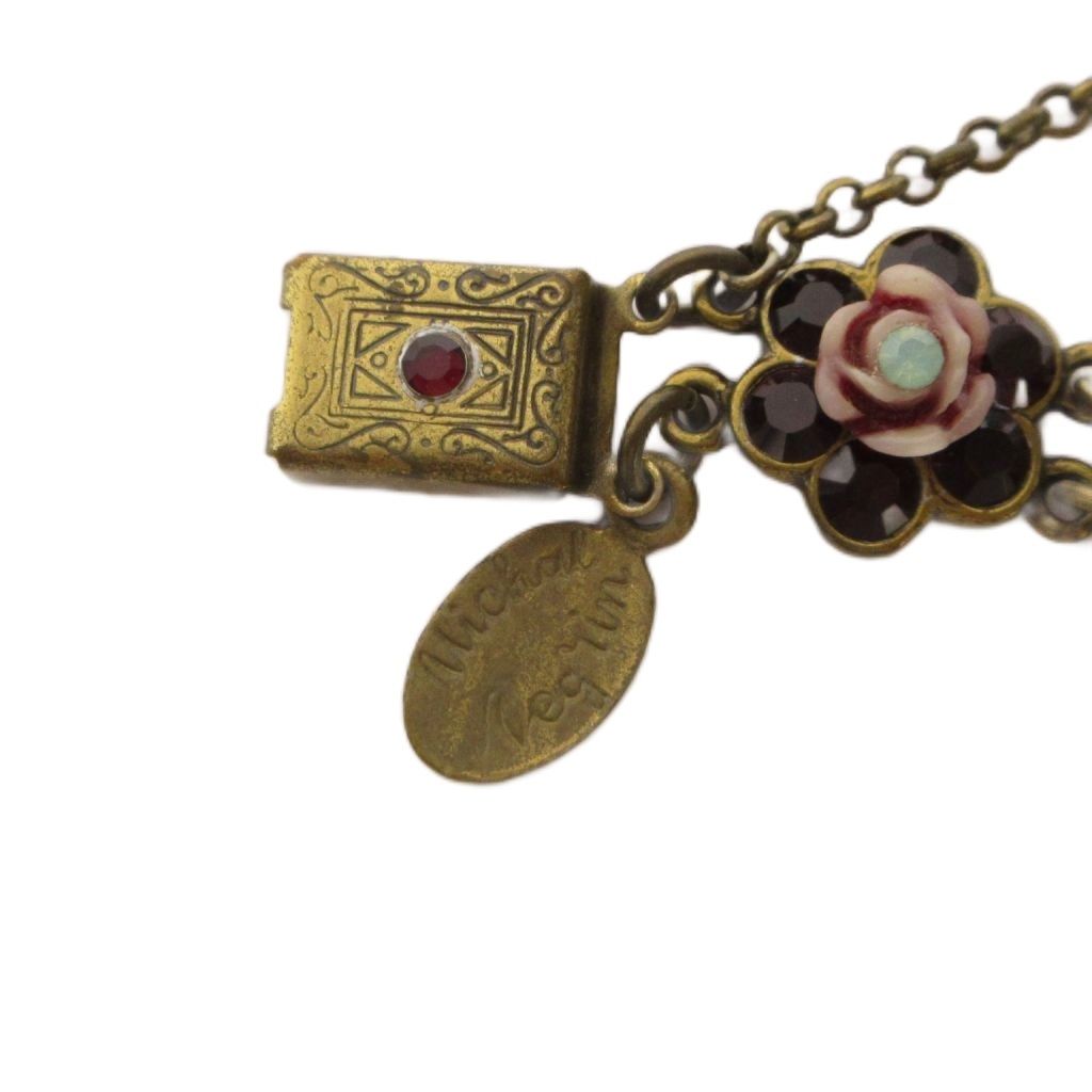ミハエルネグリン Michal Negrin アンティーク調ブレスレット フラワー