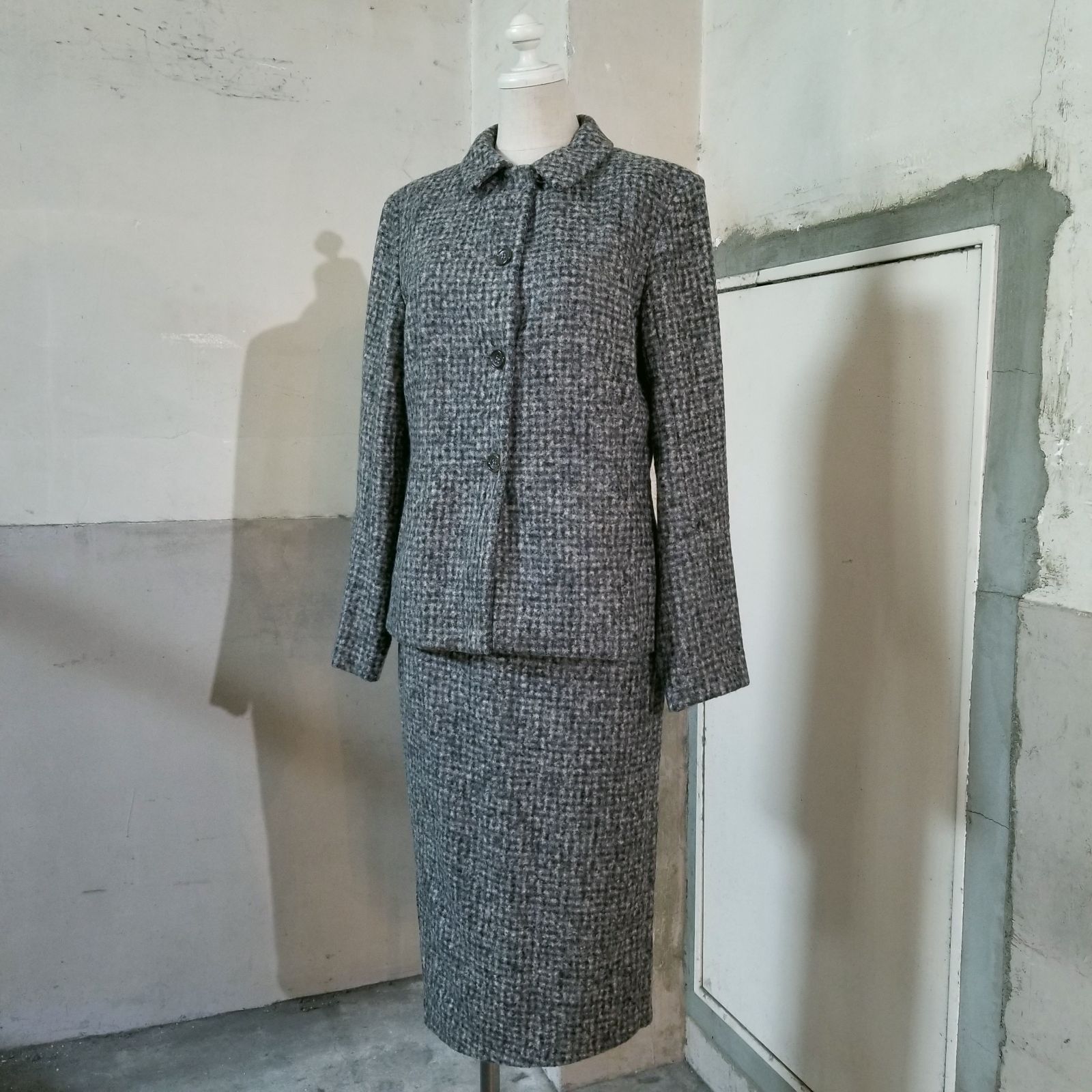 JIL SANDER 90s セットアップ アルパカナイロン 34 ジルサンダー 1990s サンフレール期 本人期