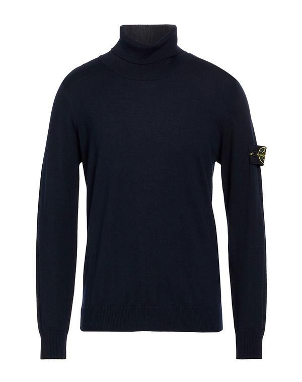 ストーンアイランド メンズ アウター ニット・セータートルネック STONE ISLAND Navy ネイビー