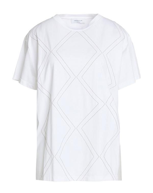 ファビアナ フィリッピ レディース トップス Tシャツ FABIANA FILIPPI White ホワイト