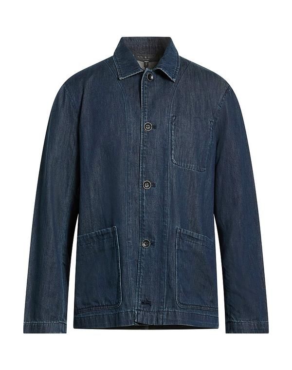 ラグアンドボーン メンズ アウター ジャケット・ブルゾン デニムブルゾン RAG BONE Blue ブルー
