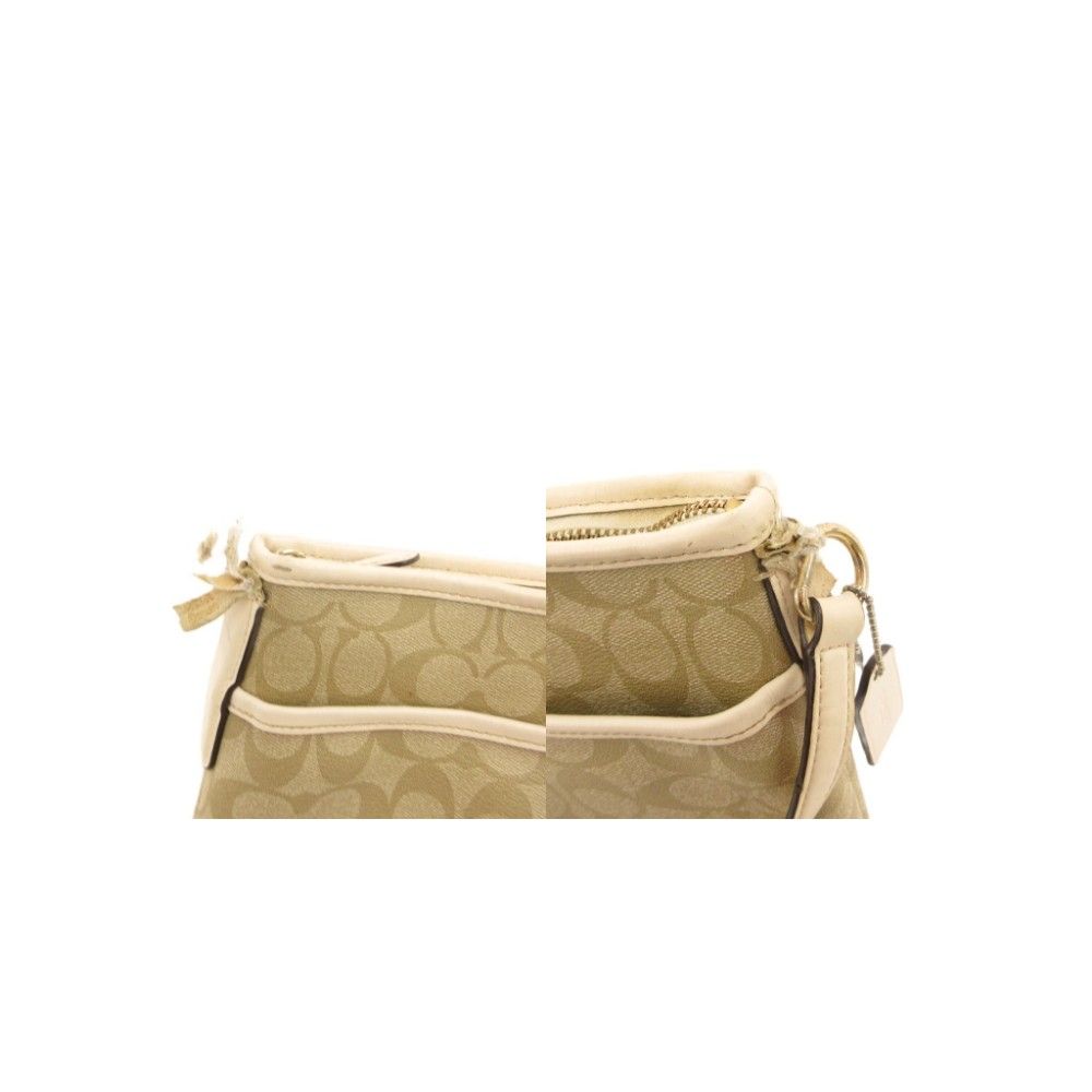 コーチ COACH F58297 ショルダーバッグ シグネチャー柄 ロゴ PVC