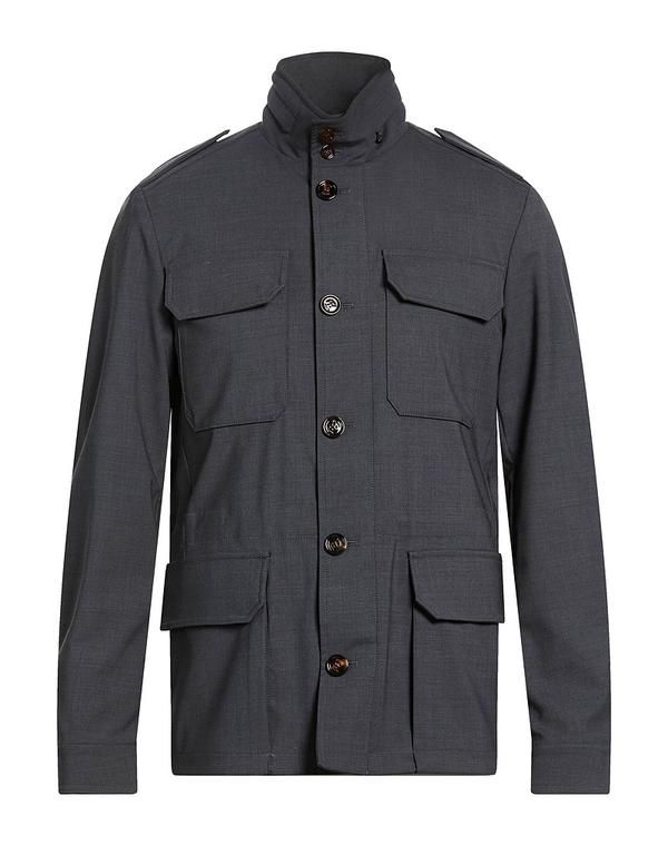 ムーレー メンズ アウター ジャケット・ブルゾン MOORER Charcoal チャコール