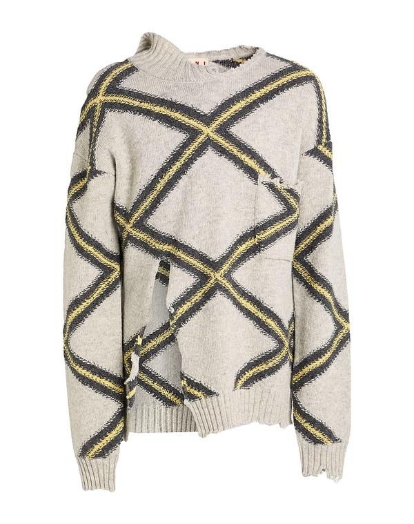 マルニ メンズ アウター ニット・セータートルネック MARNI Light Gray グレー 93,390円
