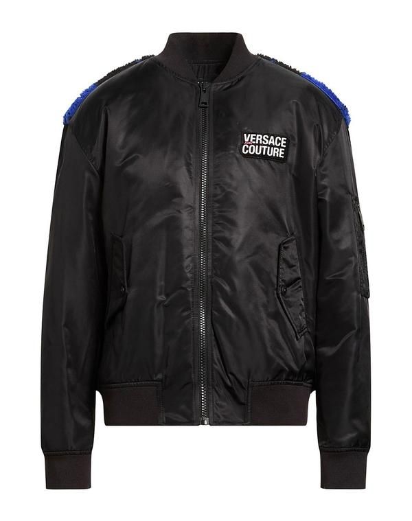 ヴェルサーチ メンズ アウター ジャケット・ブルゾン ボンバージャケット VERSACE JEANS COUTURE Black ブラック