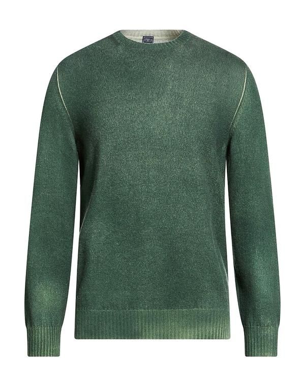 フェデーリ メンズ トップス シャツ プルオーバー FEDELI Dark Green グリーン