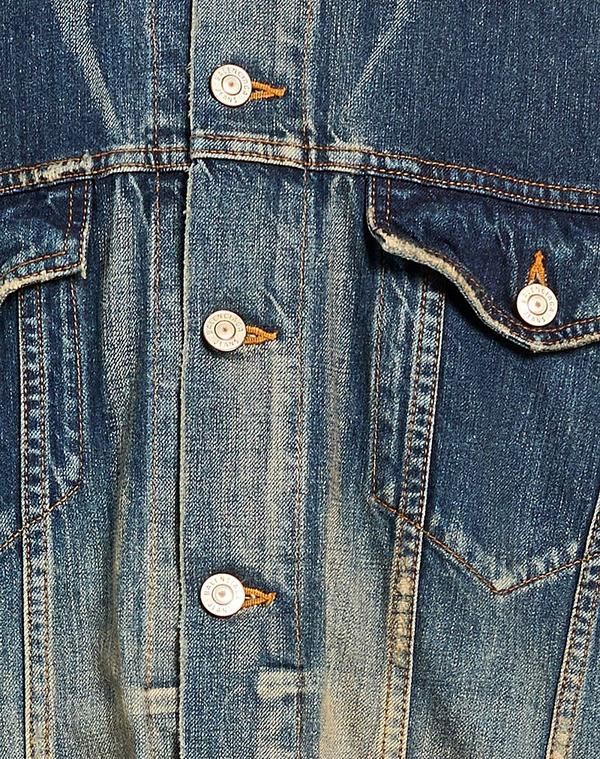 バレンシアガ メンズ アウター ジャケット・ブルゾン デニムブルゾン BALENCIAGA Blue ブルー