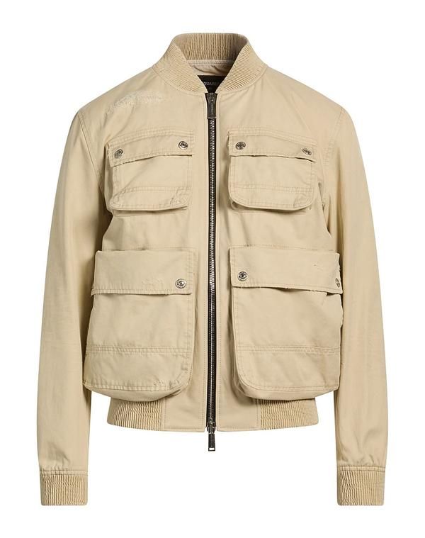 ディースクエアード メンズ アウター ジャケット・ブルゾン DSQUARED2 Beige ベージュ