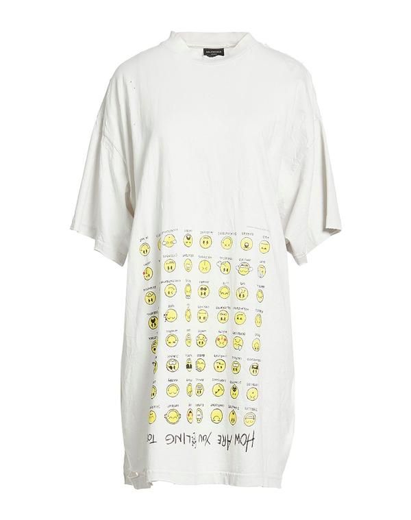 バレンシアガ レディース トップス Tシャツ BALENCIAGA Light Gray グレー