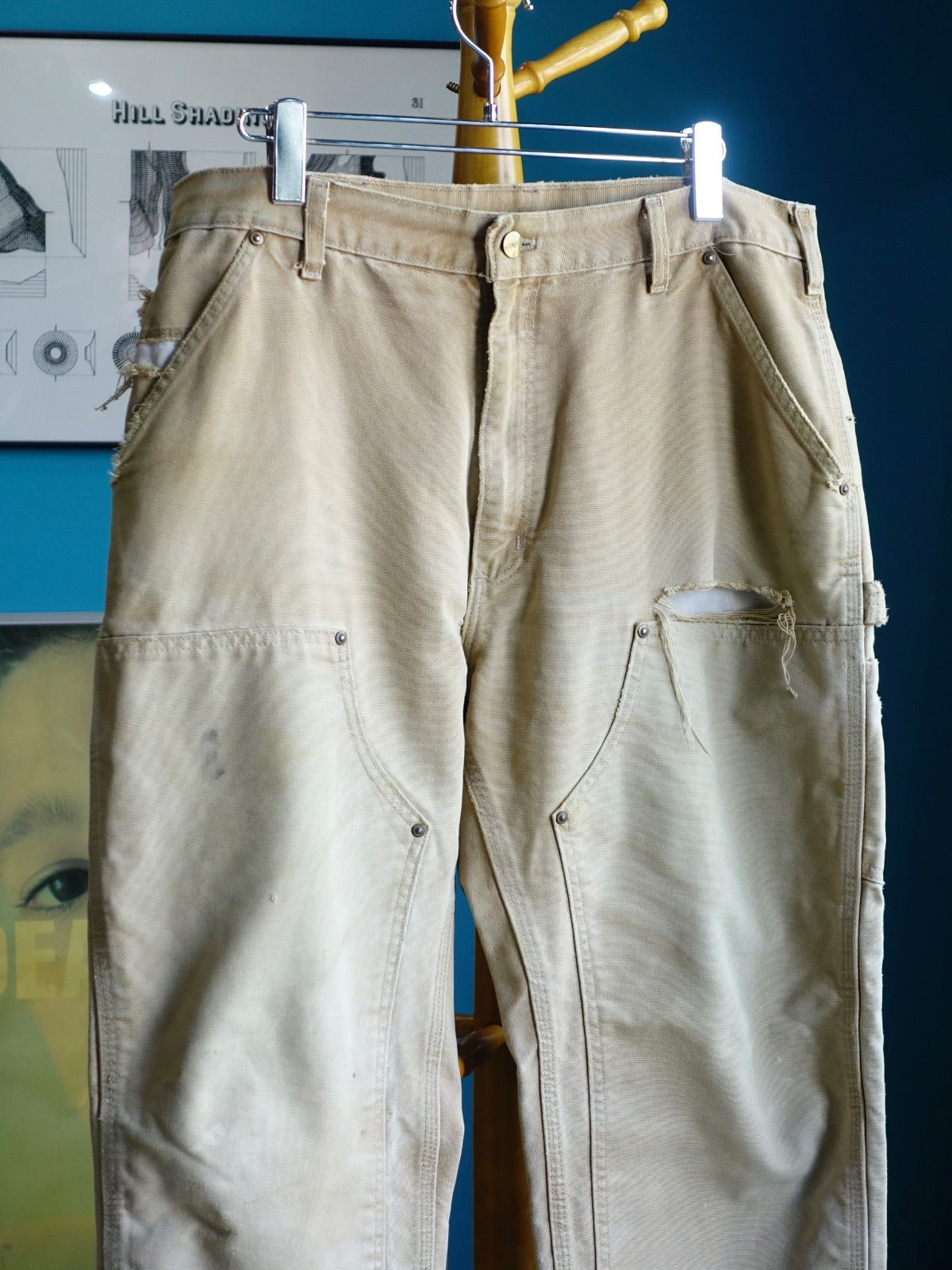 00s Carhartt Double-Knee Duck Painter Pants カーハート ダブルニー