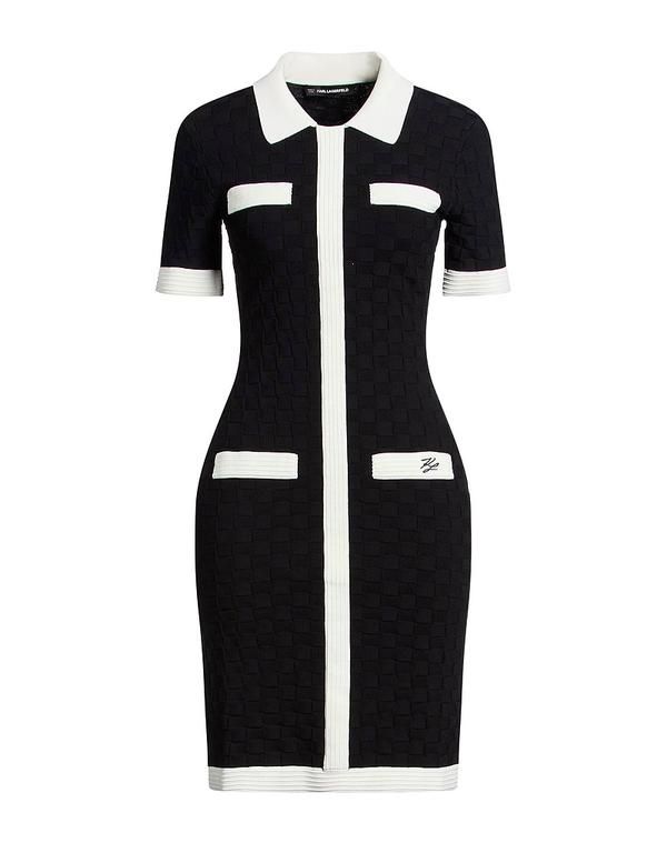 カール ラガーフェルド レディース トップス ワンピース KARLAGERFELD Black ブラック