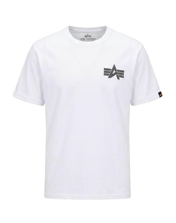 アルファインダストリーズ メンズ トップス Tシャツ ALPHA INDUSTRIES White ホワイト