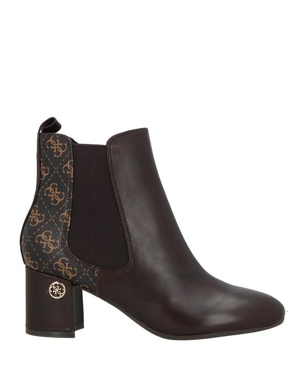 ゲス レディース シューズ ブーツ・レインブーツ ショートブーツ GUESS Chocolate Brown ブラウン