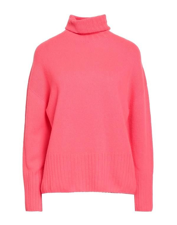 アラゴナ レディース アウター ニット・セータートルネック ARAGONA Pink ピンク