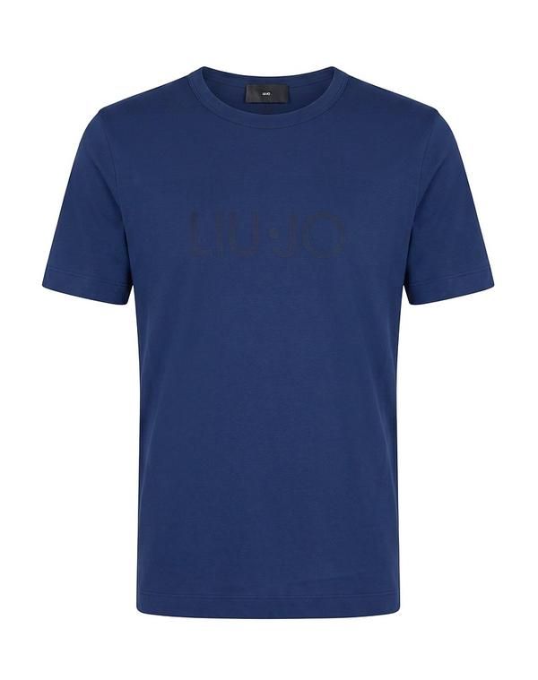 リュージョマン メンズ トップス Tシャツ LIU JO MANavy ネイビー